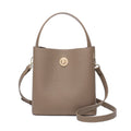 Milano Celeste Leather Bucket Tote