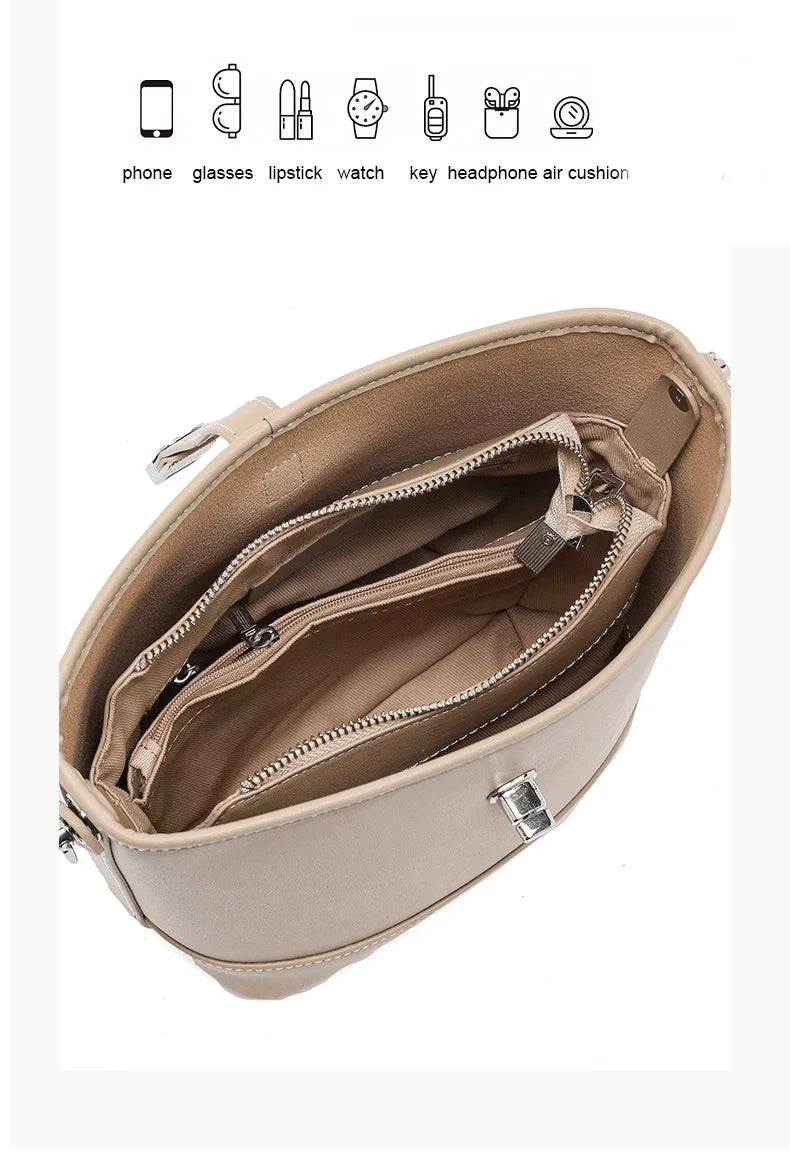 Paris Amara Leather Crossbody