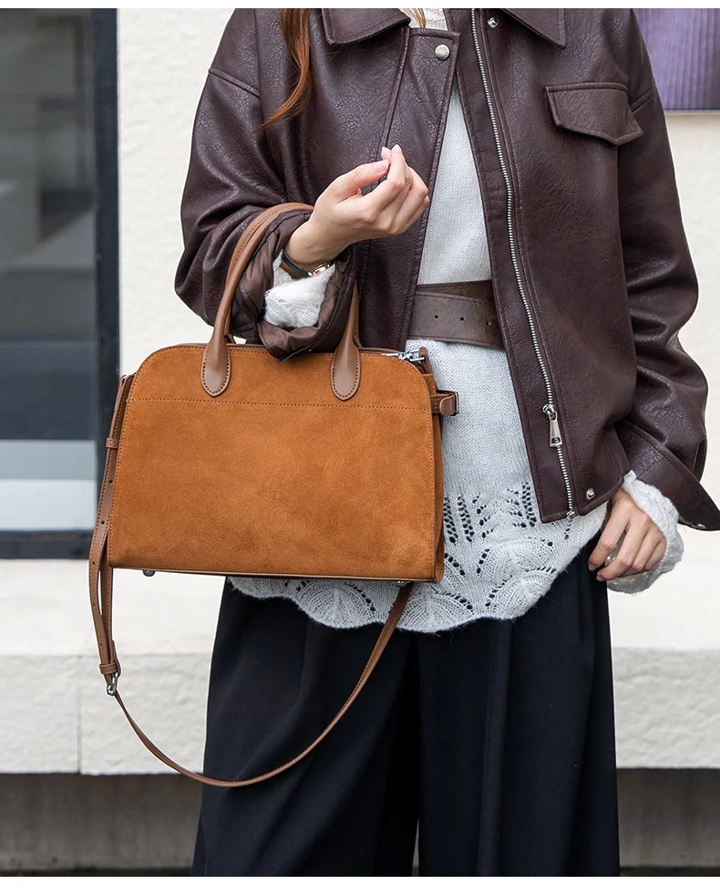 Aurelia Suede Leather Crossbody