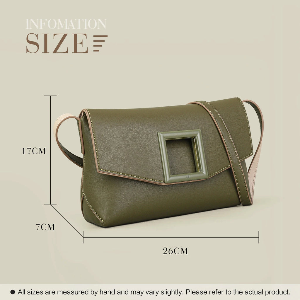 Florence Sienna Leather Shoulder Bag