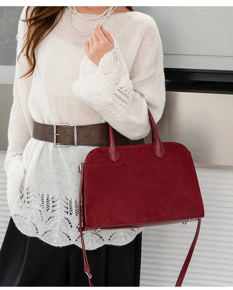 Aurelia Suede Leather Crossbody