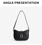 Paris Elise Leather Saddle Bag