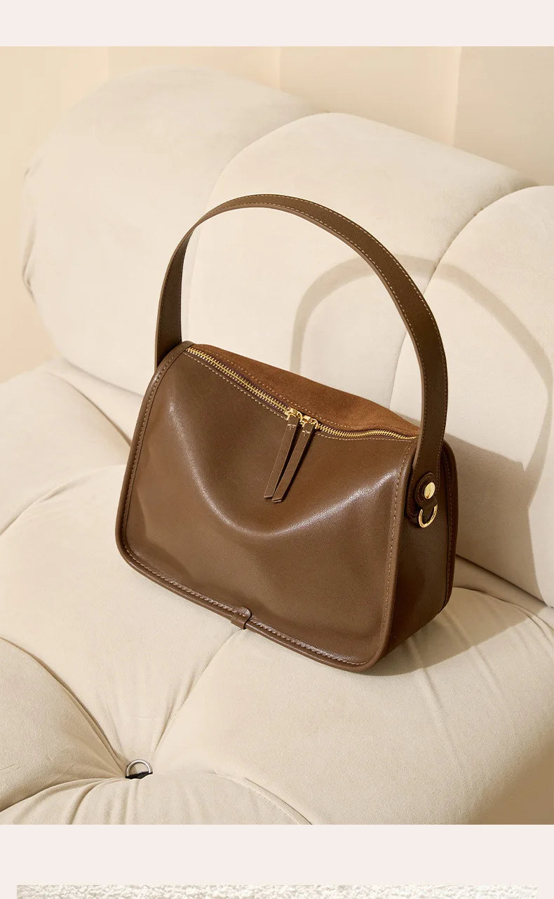 Camilla Camel Suede Flap Bag