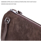 Zurich Sienna Suede Boston Bag