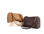Zurich Sienna Suede Boston Bag
