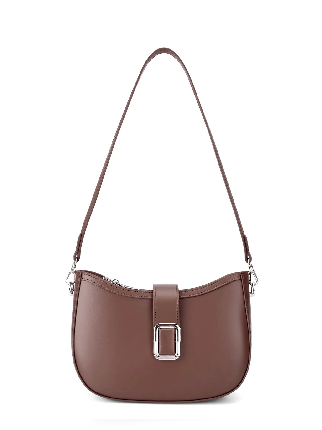 Paris Elise Leather Saddle Bag