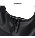 Luna Aria Leather Crescent Bag