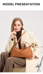 Milano Bianca Leather Underarm Tote
