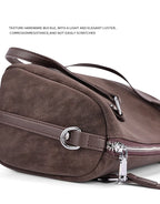Zurich Sienna Suede Boston Bag