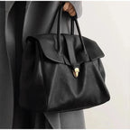 Noir Executive Lock Briefcase Tote