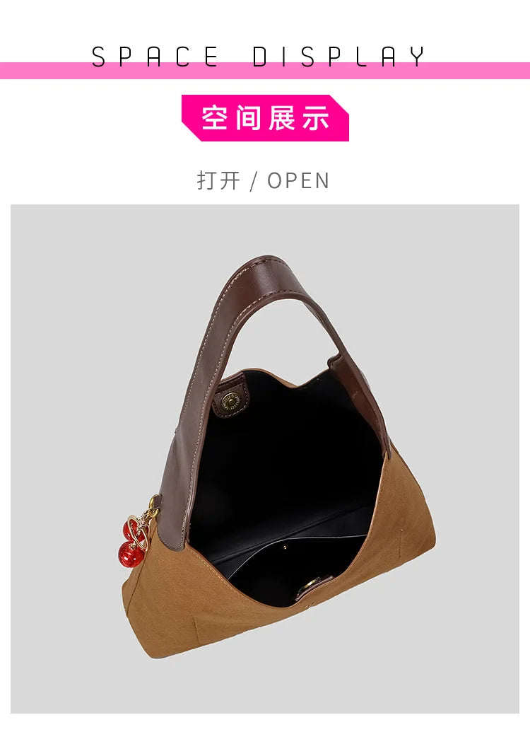 Lyon Amara Suede Large Tote