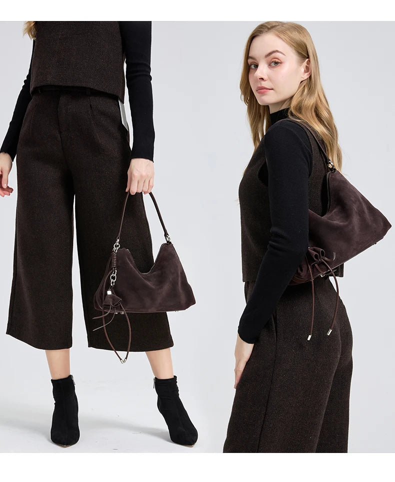 Montara Frosted Suede Commuter Tote