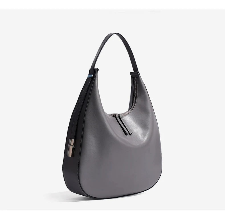 Luna Aria Leather Crescent Bag