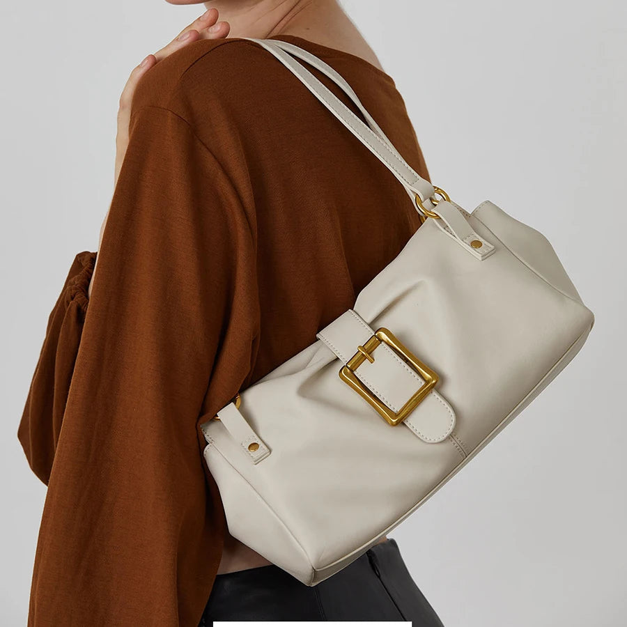 Paris Bianca Underarm Leather Bag