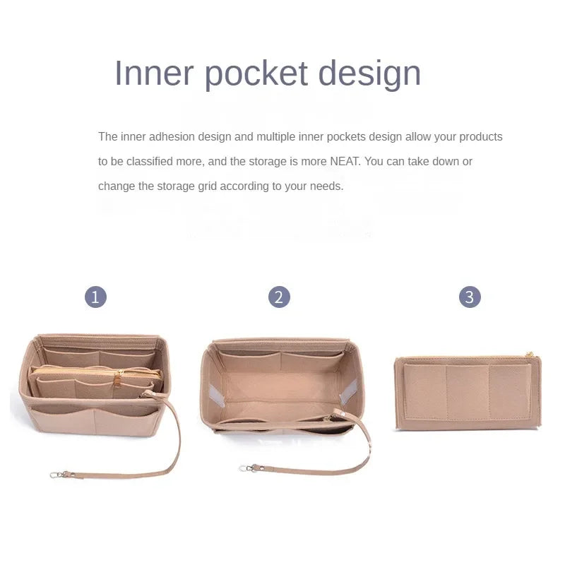 Porto Flex Felt Insert Organizer