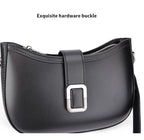 Paris Elise Leather Saddle Bag
