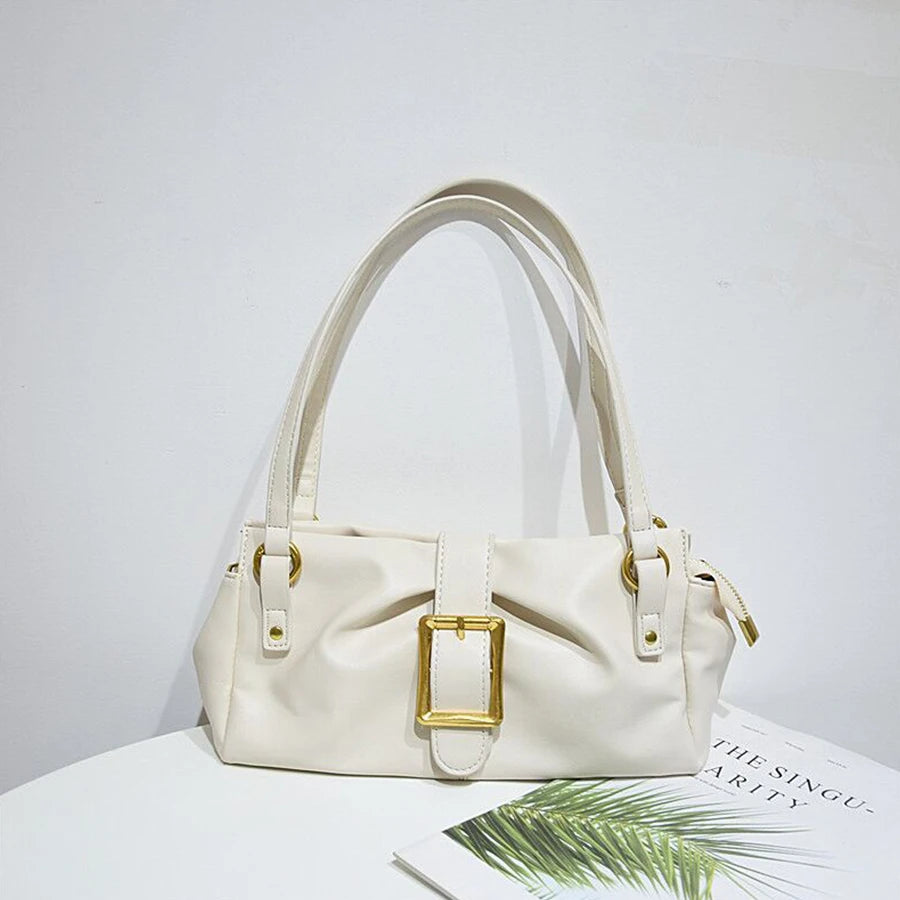 Paris Bianca Underarm Leather Bag