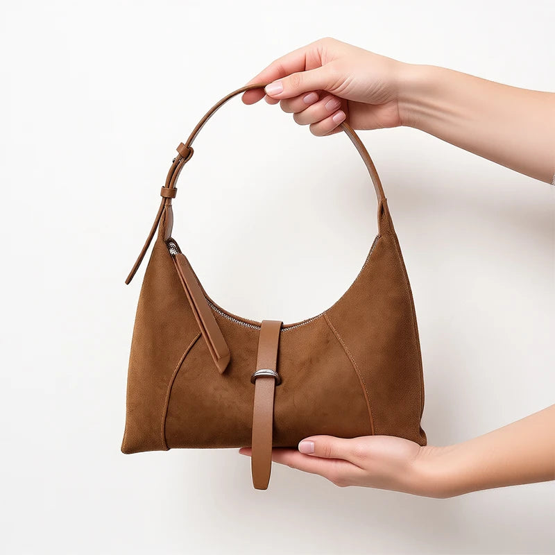 Zurich Amara Suede Shoulder Bag