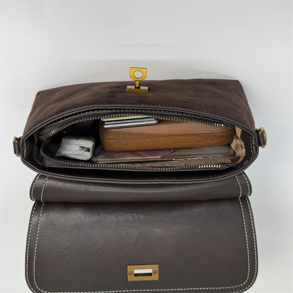 Valencia Époque Suede Top-Handle