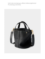 Milano Claire Leather Bucket Bag