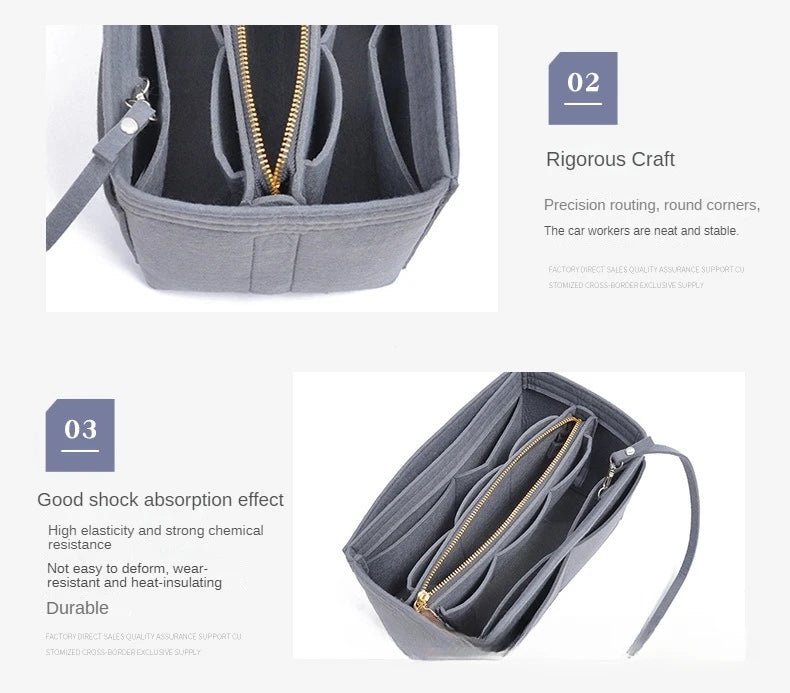 Porto Flex Felt Insert Organizer