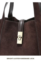 Sienna Velour Suede Tote