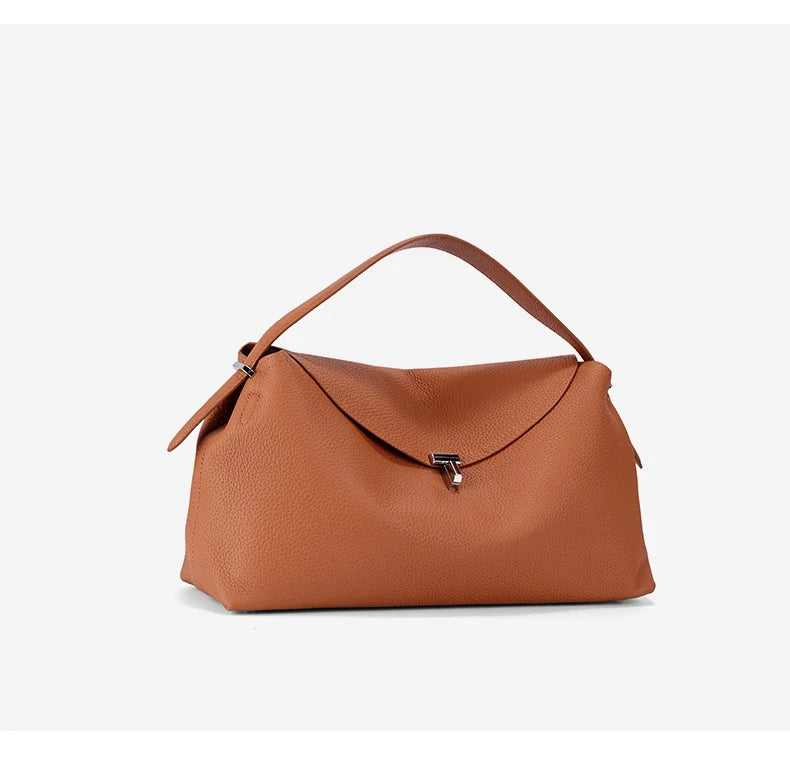 Milano Bianca Leather Underarm Tote