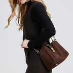 Sienna Velour Suede Tote