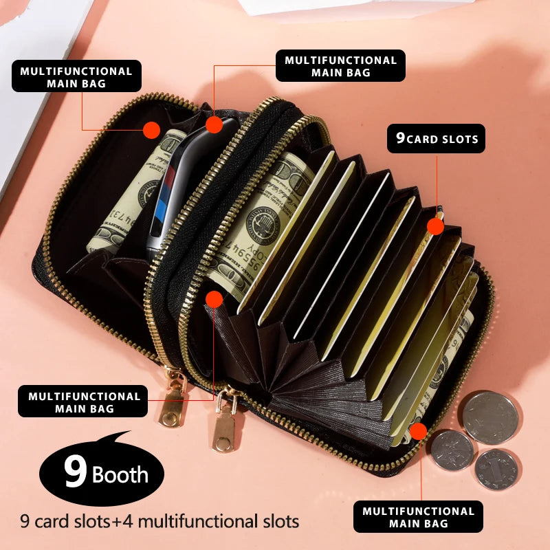 Münzbeutel mit Reißverschluss