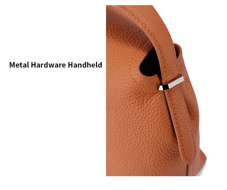 Milano Bianca Leather Underarm Tote