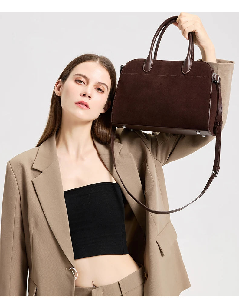 Aurelia Suede Leather Crossbody