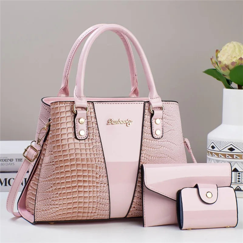 Set of 3 luxury waterproof handbags