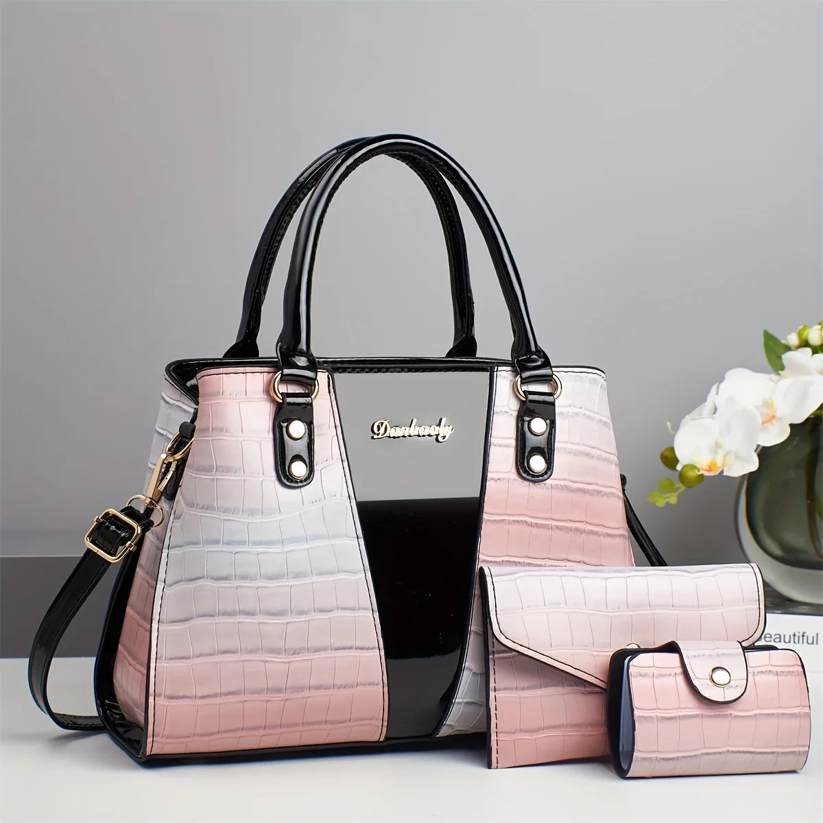 Set of 3 women's handbags