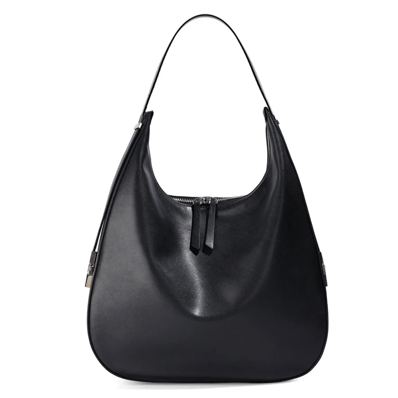 Luna Aria Leather Crescent Bag