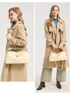 Milano Bianca Leather Underarm Tote