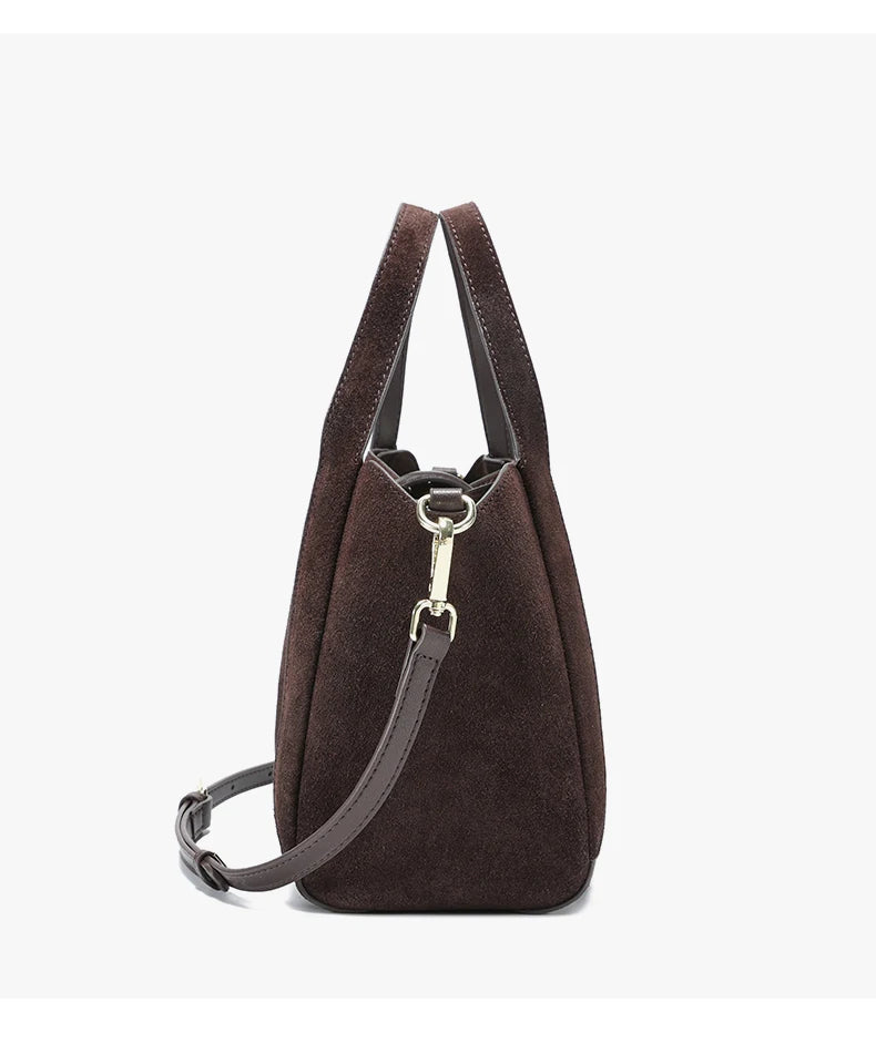 Sienna Velour Suede Tote