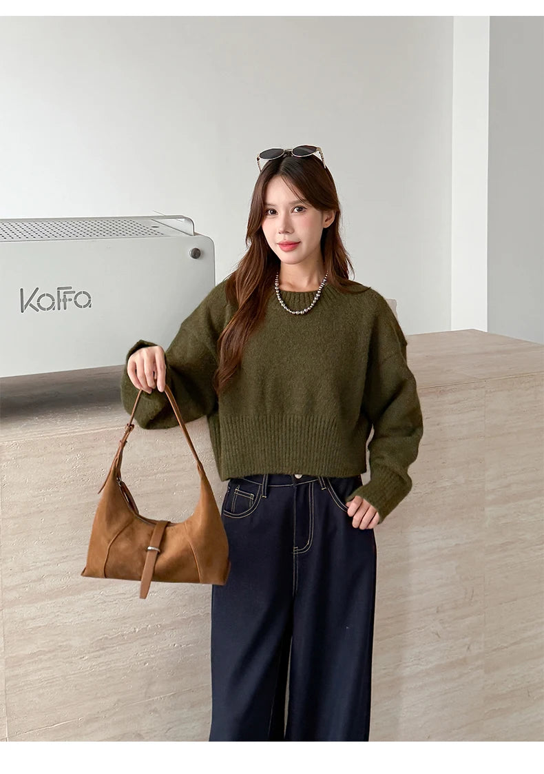 Zurich Amara Suede Shoulder Bag