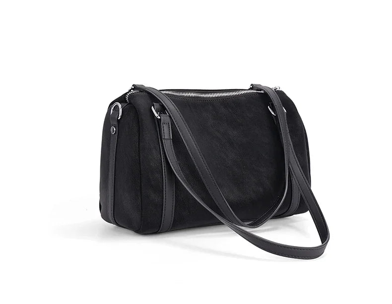 Zurich Sienna Suede Boston Bag