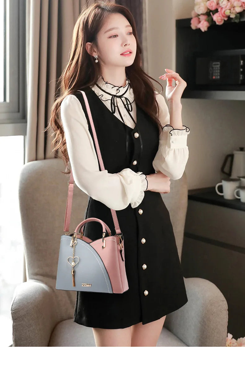 Elegant and luxurious women's handbag