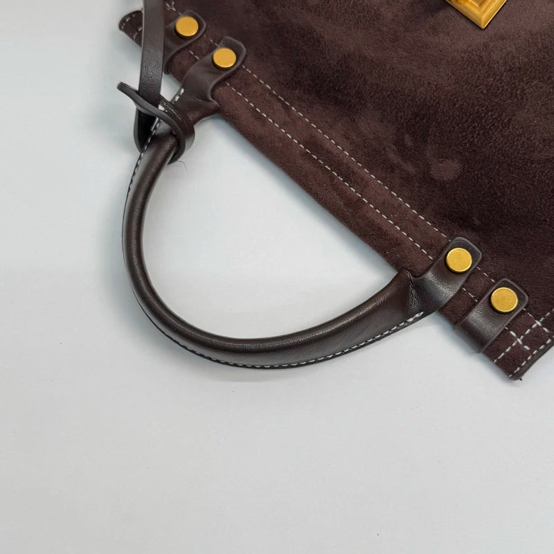 Valencia Époque Suede Top-Handle