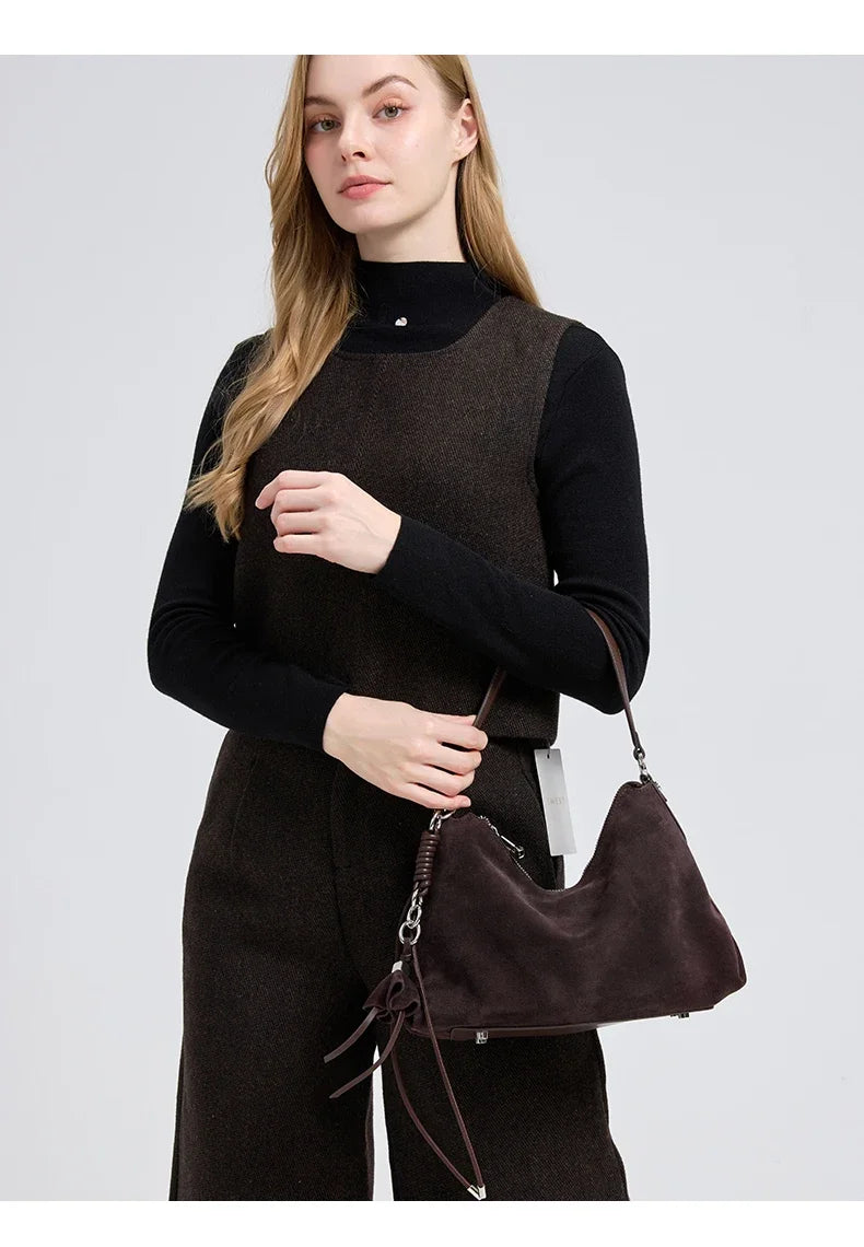 Montara Frosted Suede Commuter Tote