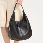 Luna Aria Leather Crescent Bag