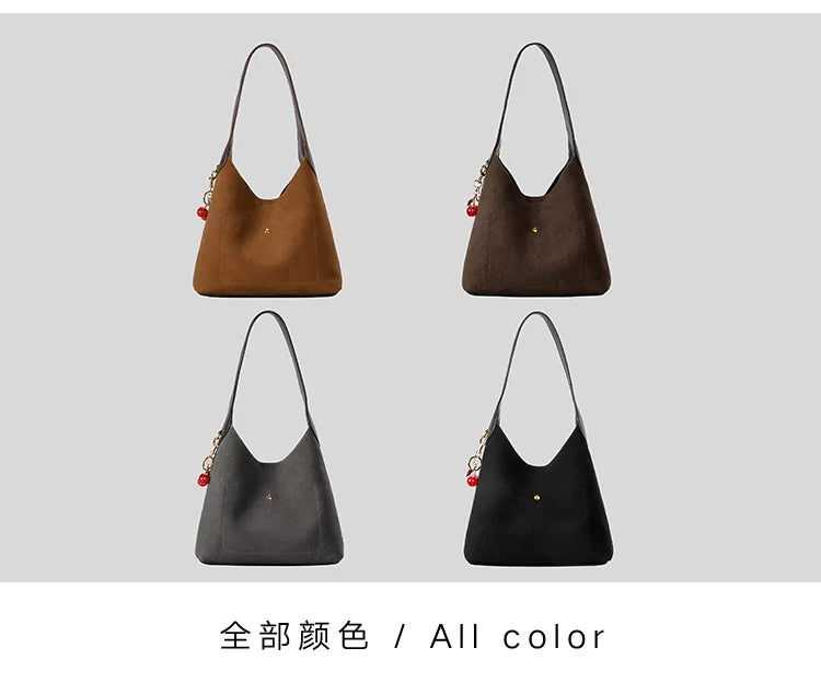 Lyon Amara Suede Large Tote