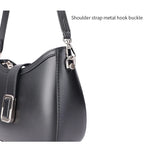 Paris Elise Leather Saddle Bag