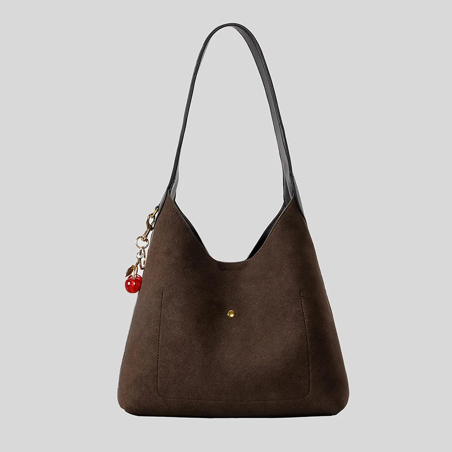 Lyon Amara Suede Large Tote