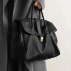 Noir Executive Lock Briefcase Tote