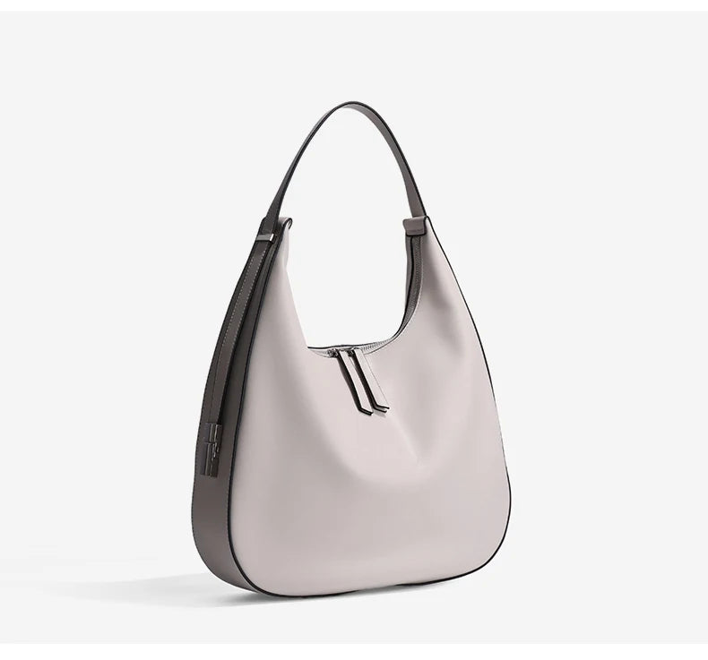 Luna Aria Leather Crescent Bag