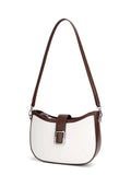 Paris Elise Leather Saddle Bag