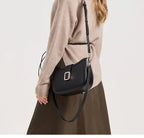 Paris Elise Leather Saddle Bag