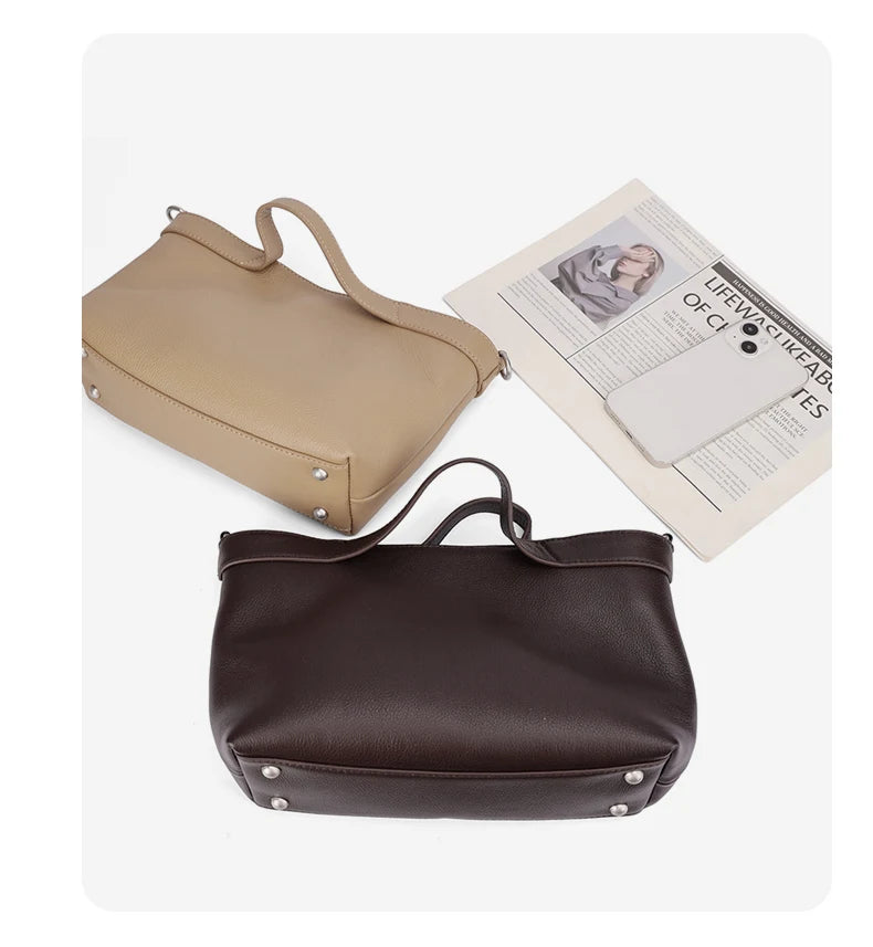 Verona Atelier Leather Convertible Tote